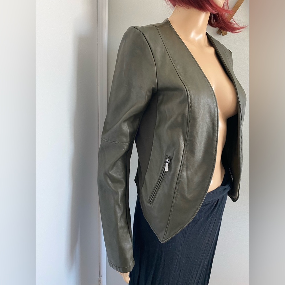 Dynamite Faux Leather Jacket